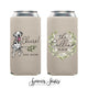 Full Color Slim Can Cooler #10FS - Wedding Can Coolers