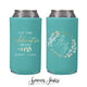 Full Color Slim Can Cooler #13FS - Wedding Can Coolers