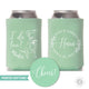 Bottom-Printed Wedding Can Cooler #192B