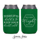 Neoprene Wedding Can Cooler #195N - To Have and To Hold