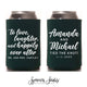 To Love and Laughter - Wedding Can Cooler #158R
