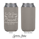 Neoprene Slim Wedding Can Cooler #198NS - Tis the Season to be Married