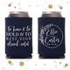 Wedding Can Cooler #145R - To Have and To Hold