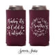 Baby It's Covid Outside - Slim 12oz Wedding Can Cooler #22S