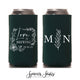 Love is Brewing - Slim 12oz Wedding Can Cooler #62S