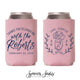 Thanks For Celebrating - Wedding Can Cooler #222R