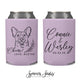 Floral Bust - Wedding Can Cooler #224R