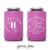 Monogram Anniversary - Anniversary Can Cooler #4R - Custom - Party Favors, Beverage Insulators, Beer Huggers, Anniversary Favor