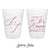 Cheers To Initials - 12oz or 16oz Frosted Unbreakable Plastic Cup #69