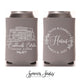 Wedding Can Cooler #231R - Custom Venue Illustration