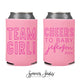 Team Girl - Baby Shower Can Cooler #9