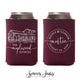 Wedding Can Cooler #230R - Custom Venue Illustration