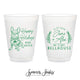 12oz or 16oz Frosted Unbreakable Plastic Cup #216 - Custom Pet Illustration