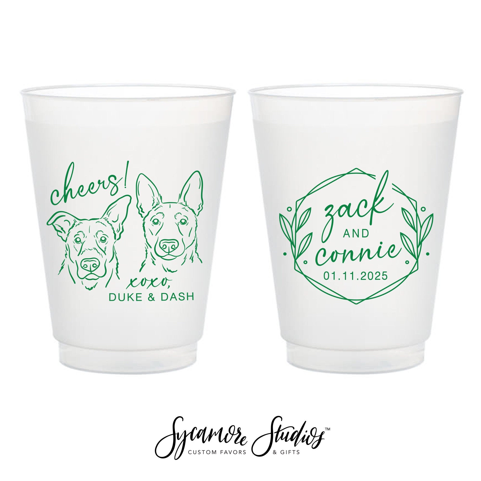 Custom Frosted Cups Wedding Favors (145)