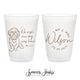 12oz or 16oz Frosted Unbreakable Plastic Cup #223 - Pet Illustration
