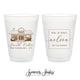 12oz or 16oz Frosted Unbreakable Plastic Cup #226 - Custom Venue Illustration