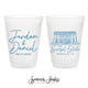 12oz or 16oz Frosted Unbreakable Plastic Cup #229 - Custom Venue Illustration