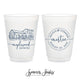 12oz or 16oz Frosted Unbreakable Plastic Cup #230 - Custom Venue Illustration