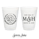 12oz or 16oz Frosted Unbreakable Plastic Cup #220 - Custom Pet Illustration
