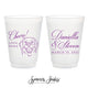 12oz or 16oz Frosted Unbreakable Plastic Cup #232 - Custom Pet Illustration