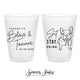 12oz or 16oz Frosted Unbreakable Plastic Cup #236 - Sit Stay Drink