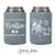 Regular & Slim Can Cooler Wedding Package #201RS - Custom Pet Illustration - Paw-ty Time - Wedding Favor Package, Wedding Favor, Can Holder