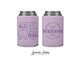 Wedding Can Cooler #247R - Custom Pet Illustration